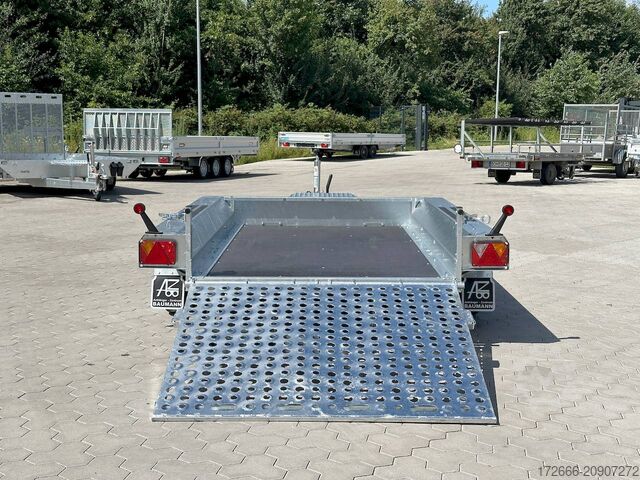 Baumaschinen Martz BAU-3 260/2 S 2,7T 260X150CM 2700KG BAUMASCHINENANHÄNGER