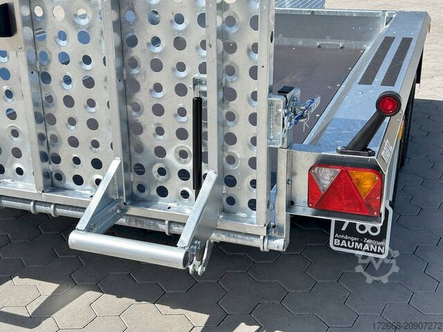 Baumaschinen Martz BAU-3 260/2 S 2,7T 260X150CM 2700KG BAUMASCHINENANHÄNGER