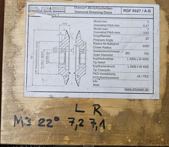 Diamant-Abrichtscheiben Fässler Diamant-Abrichtscheiben