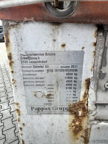 LKW mit Pritsche & Plane MERCEDES-BENZ ATEGO