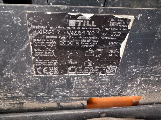 Electric Pallet Trucks Still EXH-S20