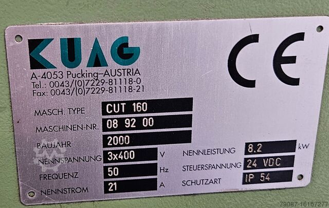 ROHR-SÄGE KUAG CUT-160 KUAG CUT-160