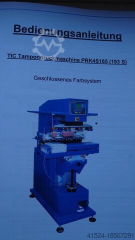 Pad printing machine TIC PRK4S165