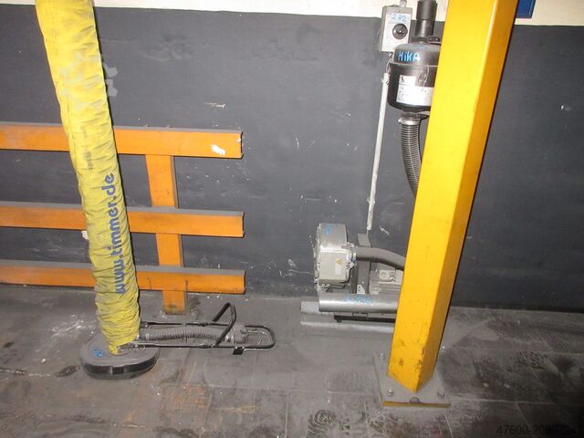 Column swing crane Chain Hoist Demag Timmer Kran Drehkran Hallenkran KBK 100 125Kg L 3m + 40KG Saugheber