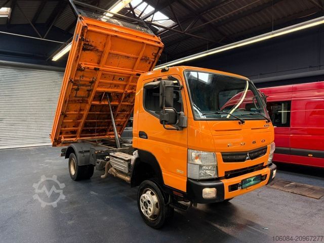 Three-way tipper van FUSO Canter 6C18 Allrad 4x4 Meiller 3 Seiten Kipper