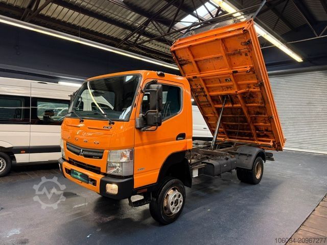 Three-way tipper van FUSO Canter 6C18 Allrad 4x4 Meiller 3 Seiten Kipper