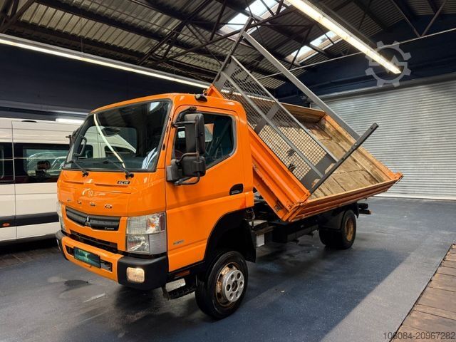 Tipper van FUSO Canter 6C18 Allrad 4x4 Meiller 3 Seiten Kipper