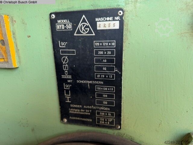 Section Shear - Combined GEKA Hydracrop 50-s