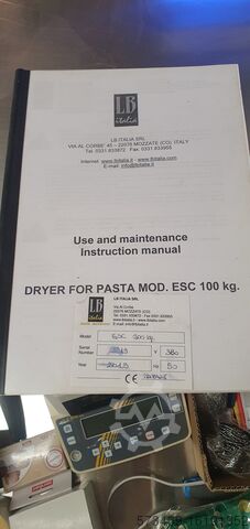 Static dryer for pasta,vegetables LB Italia ESC100