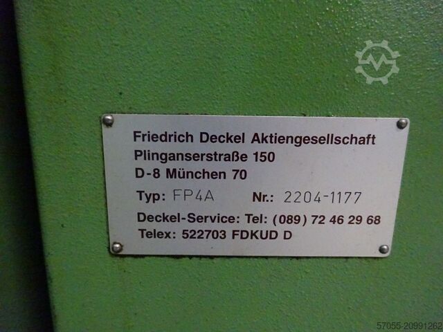 Tool milling machine Deckel FP 4 A