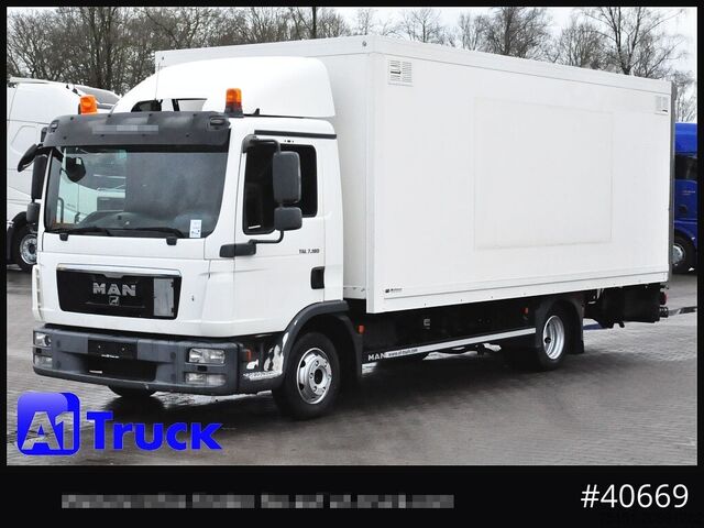 Box van MAN TGL 7.180 BL 4x2 LBW 1.5t. Automatik