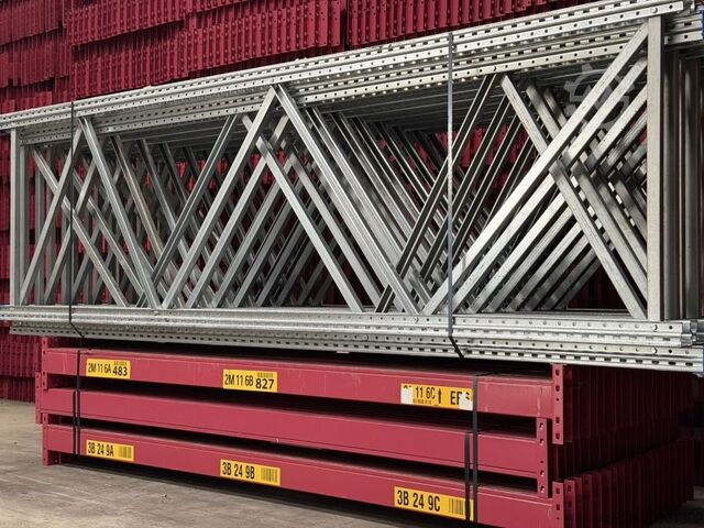 High-bay warehouse pallet racking system SSI Schäfer PR 600 Regallänge: 22,50 lfm.
