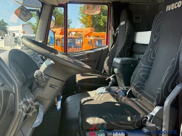 Flatbed truck with tarp Iveco 80E22 Jumbo Schiebeplane L+R Gr. Haus AHK Klima