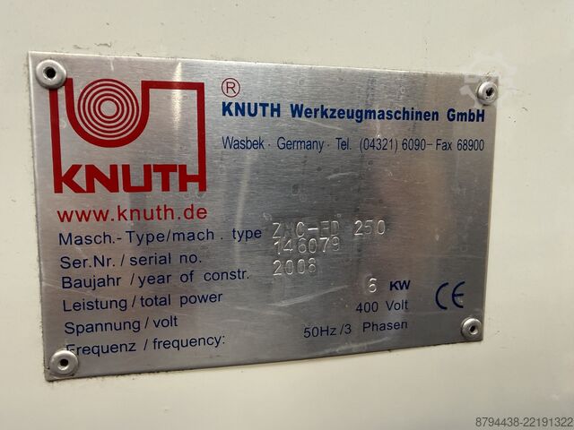 Die-sinking EDM machine Knuth ZNC-EDM 250 Knuth ZNC-EDM 250