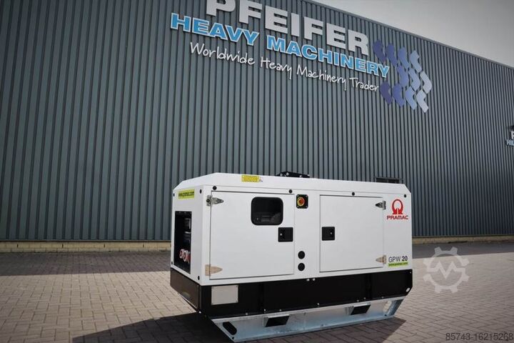 Aggregat Pramac GPW20P Unused, Valid inspection, *Guarantee! Diese