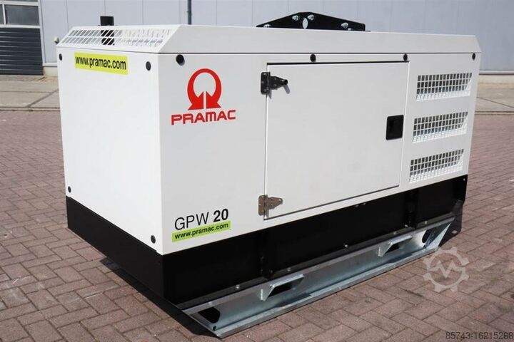 Aggregat Pramac GPW20P Unused, Valid inspection, *Guarantee! Diese