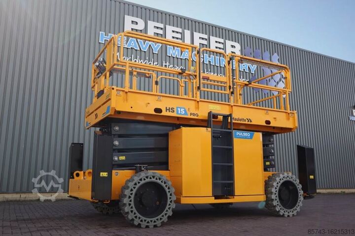 Scissor lift Haulotte HS15EPRO Valid Inspection, *Guarantee! Full Electr