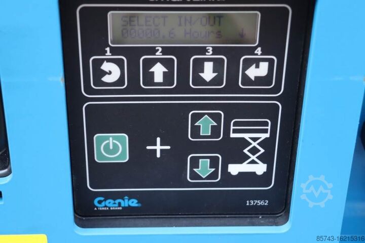 Scissor lift Genie GS1330M Valid inspection, *Guarantee! All-Electric
