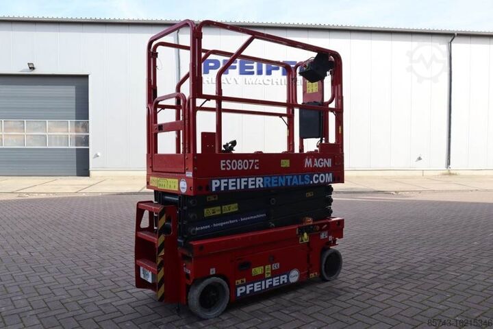 Scissor lift Magni ES0807E Available Directly From Stock, Electric, 7