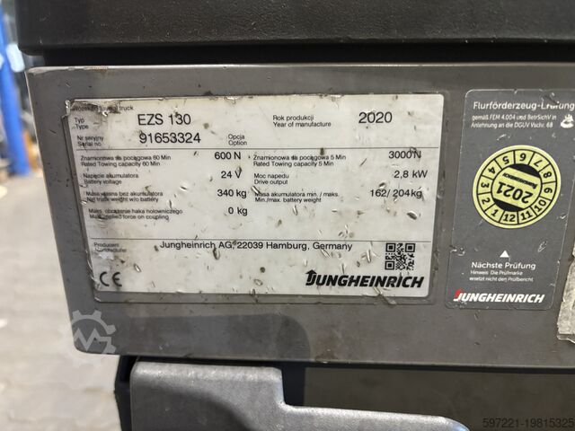 Tow Tugs Jungheinrich EZS130