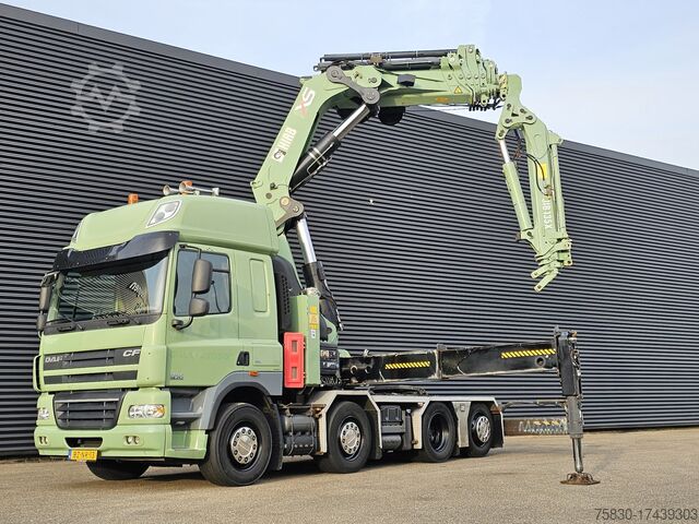 Standard-SZM DAF CF 85.410 / HIAB 70TM + JIB / 8X2 / KRAN/CRANE
