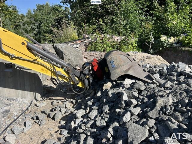 Crawler excavator New Holland E55B excavator w/ digging bucket, sanding bucket,
