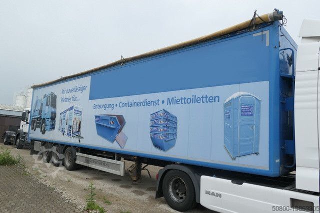 Walking floor semitrailer KRAKER CF-200, 92m³, 10mm Boden, Luft-Lift, BPW