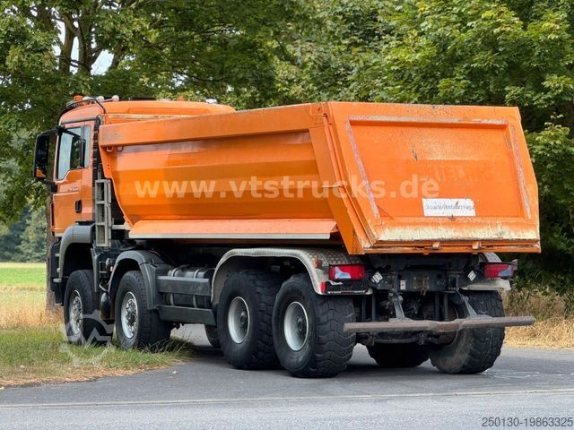 Tipper truck MAN TGS 41.500 8x8 Blatt/Blatt Meiller Klima