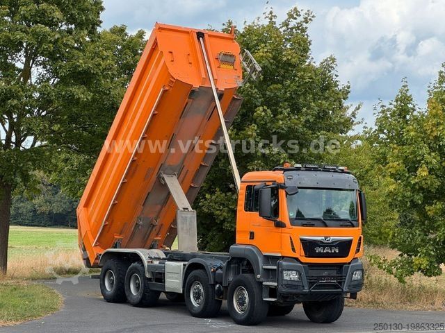 Tipper truck MAN TGS 41.500 8x8 Blatt/Blatt Meiller Klima