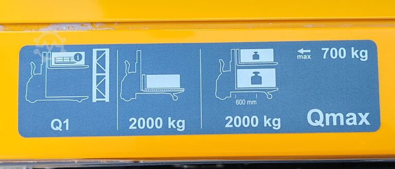 Pallet Stackers Jungheinrich ejc 214z Li-ion 2.5m/ 2020yy/ initial/ free lift