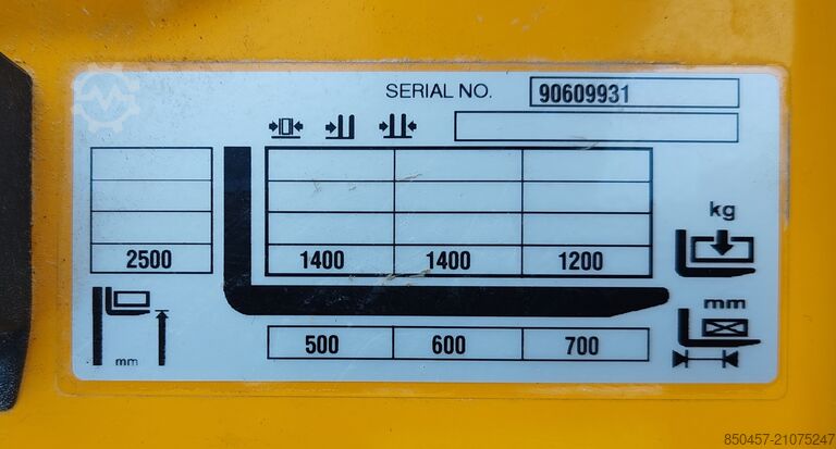 Pallet Stackers Jungheinrich ejc 214z Li-ion 2.5m/ 2020yy/ initial/ free lift