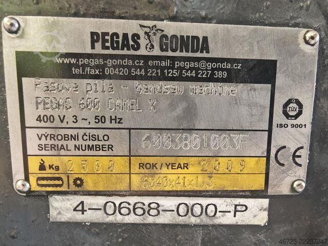 Band saw PEGAS 600 Camel X