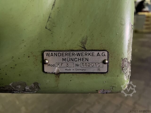 Milling head WANDERER KF3