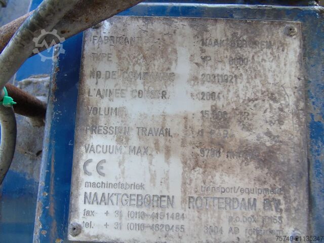 Saugfahrzeug Volvo FM 340 + NAAKTGEBOREN 15.000L + 8x4 + tipper