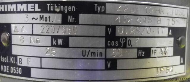 Winding motor TA = 8 Nm 25 rpm Himmel 42DF12HR710St