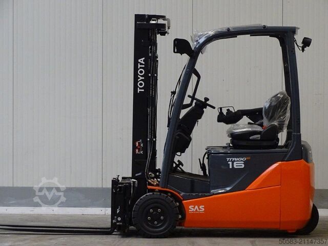 Elektro 3 Rad-Stapler Toyota 8FBEK16T - DEMO - TRIPLEX