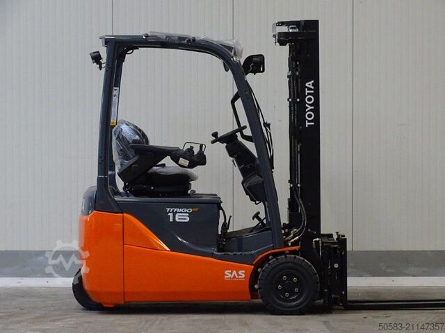 Elektro 3 Rad-Stapler Toyota 8FBEK16T - DEMO - TRIPLEX