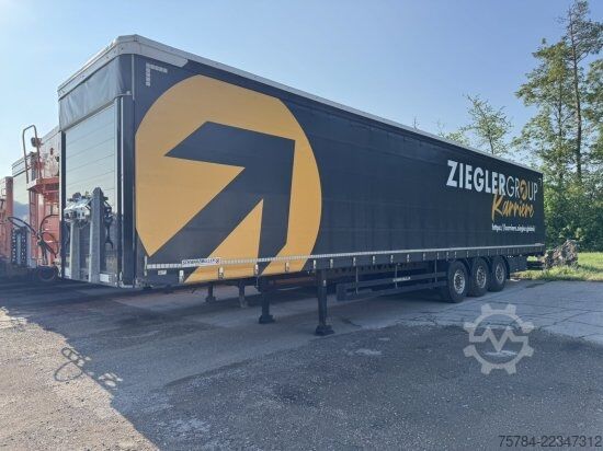 Open semitrailer with tarp SCHWARZMüLLER S1 J-SERIE LäNGE 15.300MM, MIETKAUF MGL.