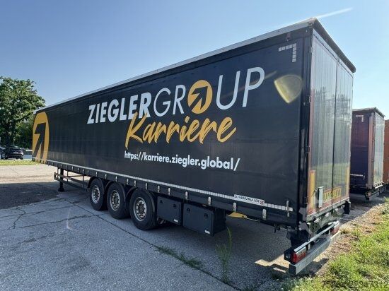 Open semitrailer with tarp SCHWARZMüLLER S1 J-SERIE LäNGE 15.300MM, MIETKAUF MGL.