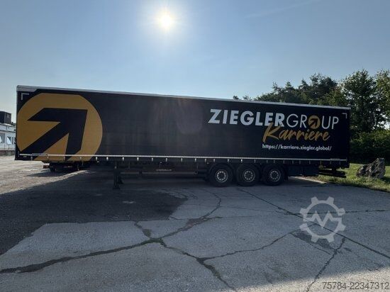 Open semitrailer with tarp SCHWARZMüLLER S1 J-SERIE LäNGE 15.300MM, MIETKAUF MGL.