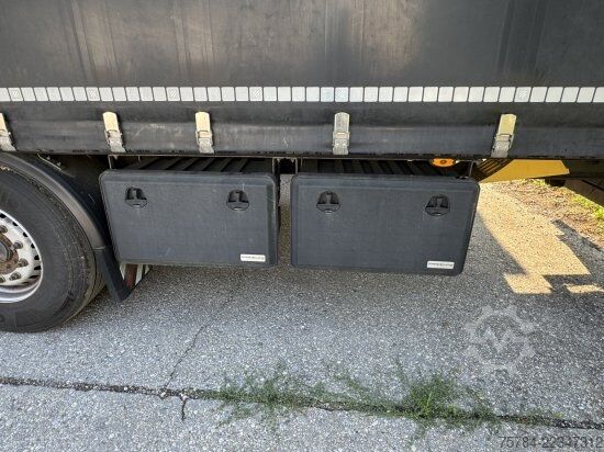 Open semitrailer with tarp SCHWARZMüLLER S1 J-SERIE LäNGE 15.300MM, MIETKAUF MGL.