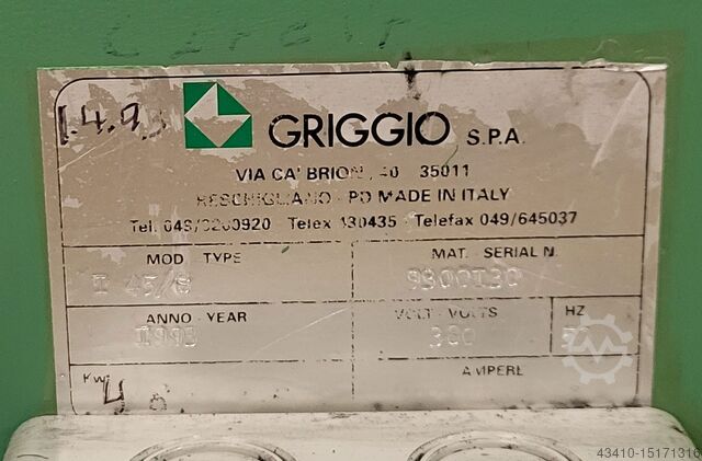 Surface planer Griggio T 45S