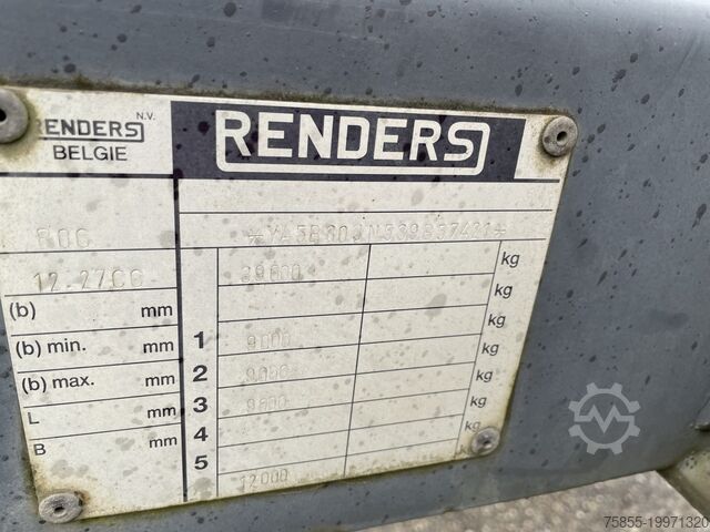 Container transport Renders ROC 12.27 CC 20-30 FT Chassis / BPW Axles / Dis...