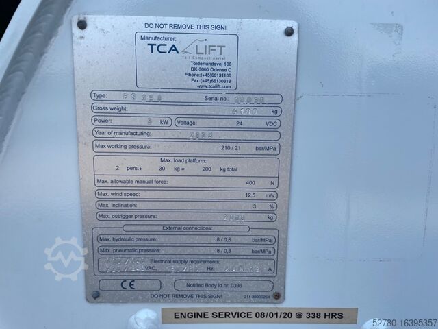 Teleskopbühne Falcon Spider FS 290