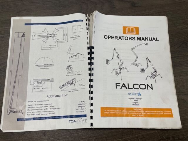 Telescopic boom lift Falcon Spider FS 290