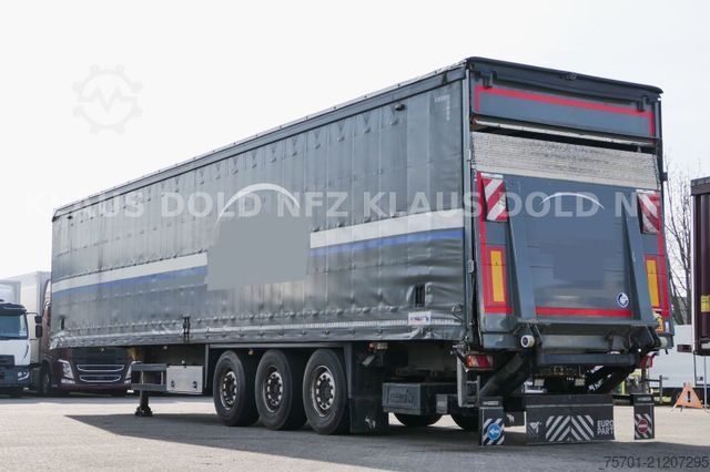 Auflieger mit Pritsche & Plane SCHMITZ CARGOBULL S01 safety-roof Lift-/Lenkachse LBW Getränke