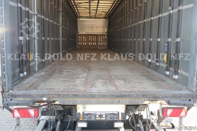 Auflieger mit Pritsche & Plane SCHMITZ CARGOBULL S01 safety-roof Lift-/Lenkachse LBW Getränke