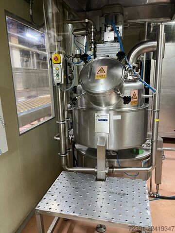 Komplette Siruplinie mit Chargenkocher mondomix buhler 