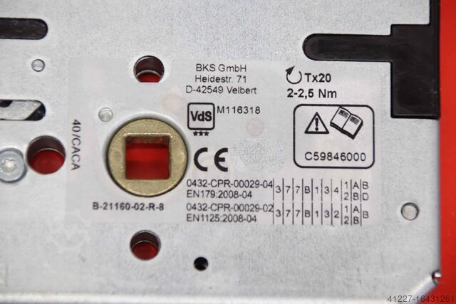 Mortise lock escape door lock BKS B-21160-02-R-8