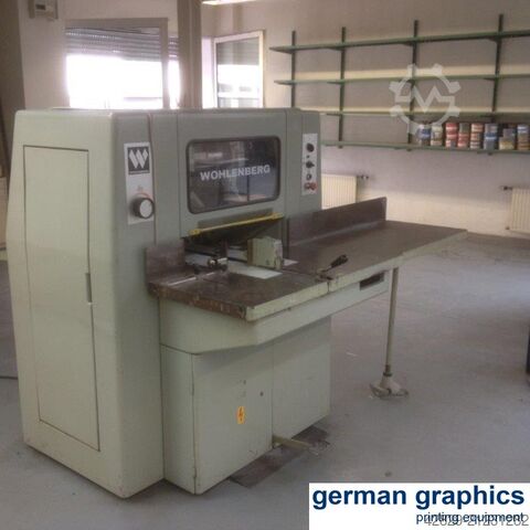 Dreimesserschneider mit Handzuführung Wohlenberg 38 FC